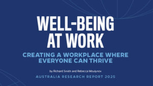 Graphic - Well-being at work: creating a workplace where everyone can thrive